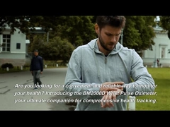 BM2000D O2 Przenośna sonda pierścieniowa na nadgarstek Monitor poziomu tlenu Pulsoksymetr SpO2