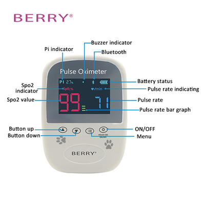 Pet Health Testing Pulse Oximeter Veterinary Medicine Home Use