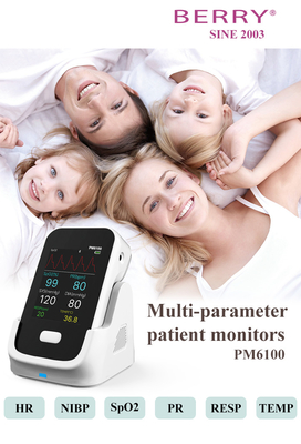 Multi Parameter Diagnosis Patient Surveillance Systems PM6100 With Desk Charging Stand