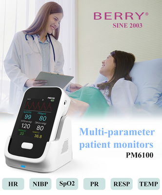 Bluetooth Multi Parameters Handheld ECG,NIBP,Spo2 Vital Signs Monitor For ICU Clinic