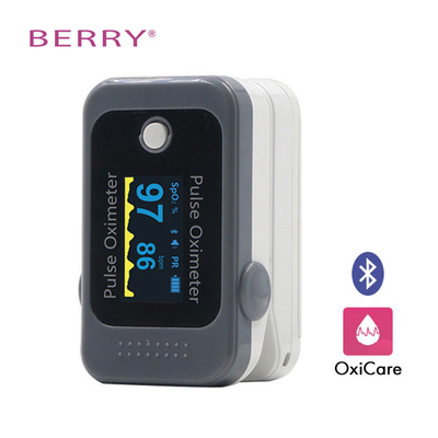 Nagrywanie Bluetooth w aplikacji Wyświetlacz OLED z pulsoksymetrem na palcu